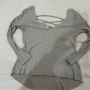 Better Be Heather Gray Knit Top